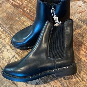 Zara studded Chelsea boots